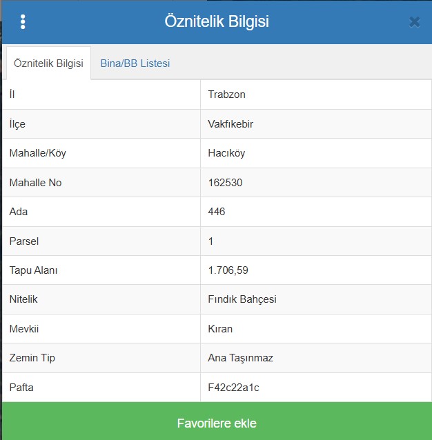 MABEL'DEN VAKFIKEBİR HACIKÖY YOLA SINIR 1.700 M2 SATILIK ARSA